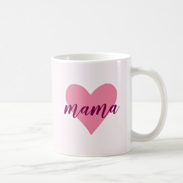 Pastel Rosa Mamma Mugg - Sweet Mors dag Gift (Höger)