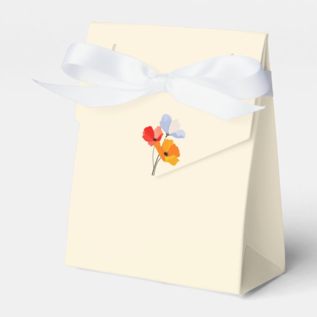 Pastel Rosa med feta sommarpajer Presentaskar (Framsidan Sidan)