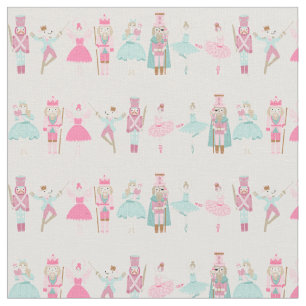Pastel Rosa Nutcracker Ball jul Tyg