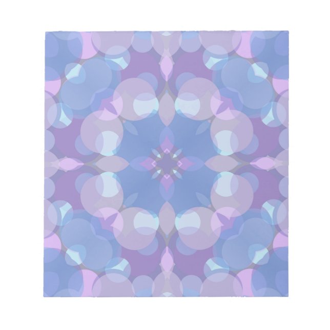 Pastel Rosa och Blue #2 Anteckningsblock (Framsida)