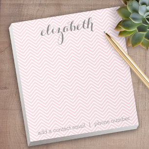 Pastel Rosa och Grått Stationery Suite for Women Anteckningsblock