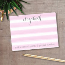 Pastel Rosa och Grått Stationery Suite for Women