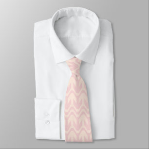 Pastel Rosa och Lila Interlocking Mönster Slips