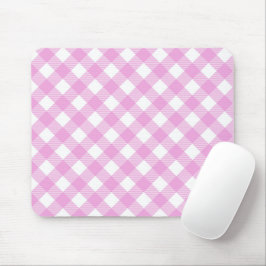 Pastel Rosa och White Angled Play Musmatta
