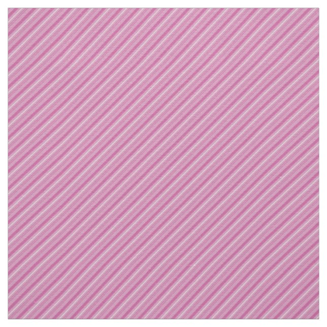 Pastel Rosa och White Candy cane Rand Tyg (Provkarta)