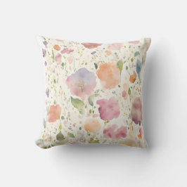 Pastel Rosa Peach Lilac Wildblommor Blommigtar by  Kudde