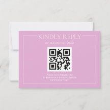 Pastel Rosa Simple Modern Bröllop