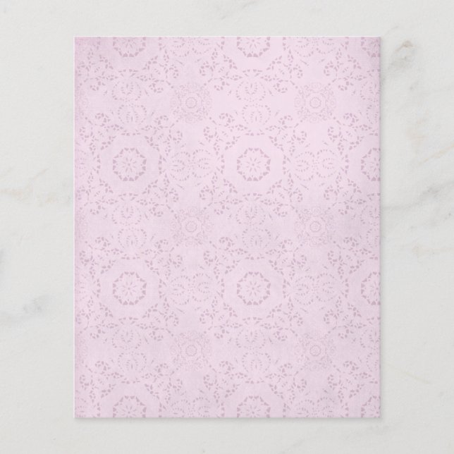 Pastel Rosa Snöre Scrapbook Papper (Framsida)