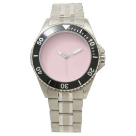 Pastel Rosa Solid Färg | Klassisk | ELEGANT Armbandsur