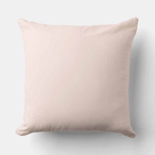 Pastel  Rosa Solid Färg Kudde (Framsida)