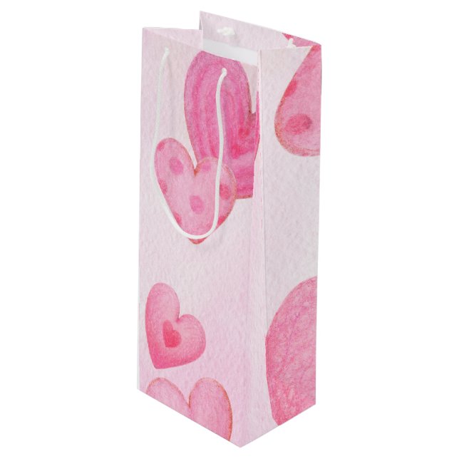 PASTEL ROSA VALENTINES DAY HEARTS (Framsidan Vinklad)