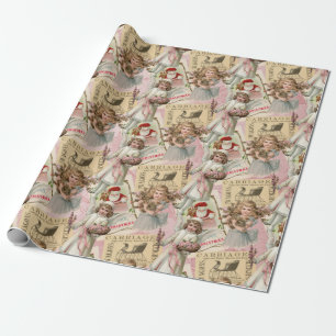 Pastel Rosa Victorian Jul Presentpapper