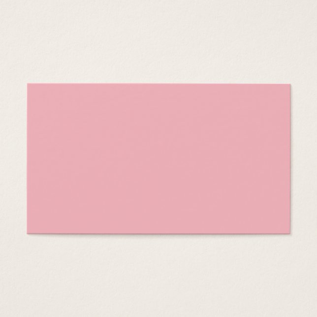 Pastel Rosa Visitkort (Framsidan)