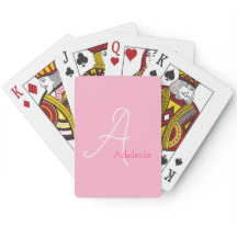 Pastel Rosa Whimsical Monogram