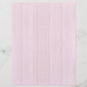 Pastel Rosa Wood Scrapbook Papper