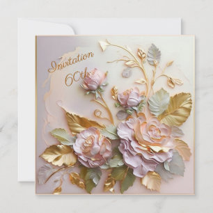 Pastel Rosegold Ro 60:e Spara Datumet