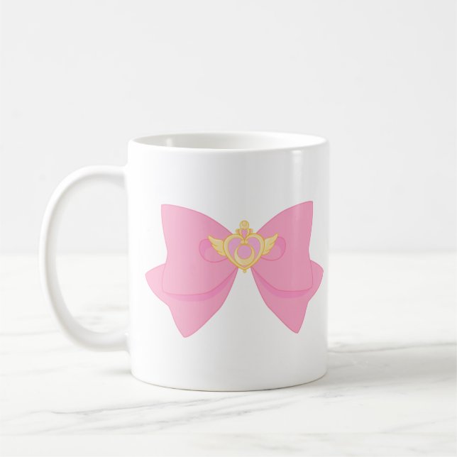 Pastel Sailor Måne Crisis Heart and Bow Kaffemugg (Vänster)