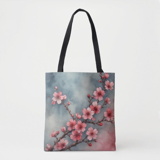 Pastel Sakura Dreams Tote Bag Tygkasse (Framsida)