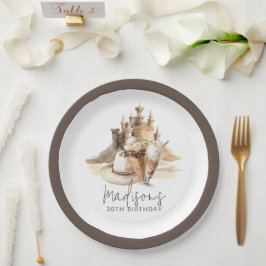 Pastel Sand Elegant Beach Party Personlig