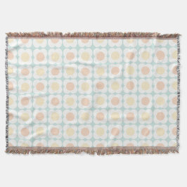 Pastel Scandi Flowers - Mid mod - Blue and Orange Filt