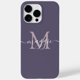 Pastel Script Monogram Fodral-Mate iPhone 14 Pro M