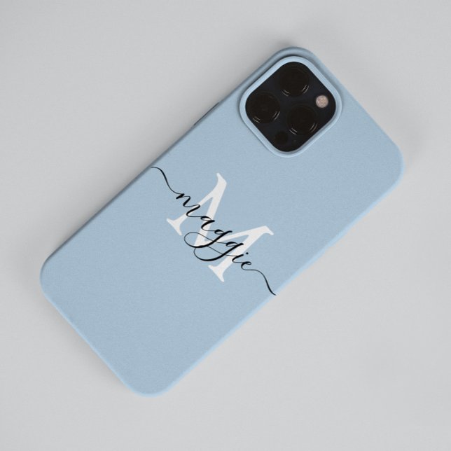 Pastel Script Monogram Fodral-Mate iPhone 14 Pro M (Skapare uppladdad)