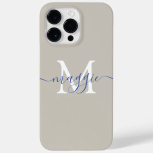 Pastel Script Monogram Fodral-Mate iPhone 14 Pro M