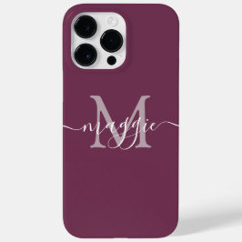 Pastel Script Monogram Personlig Phone Case