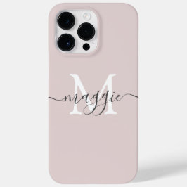 Pastel Script Monogram Personlig Phone Case