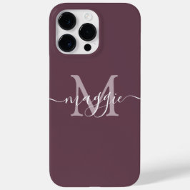 Pastel Script Monogram Personlig Phone Case