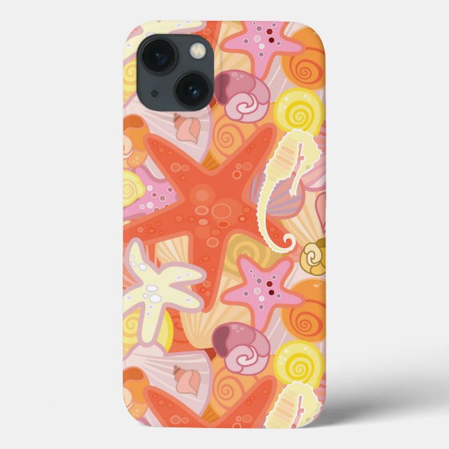 Pastel Sea Creature Mönster (Baksida)