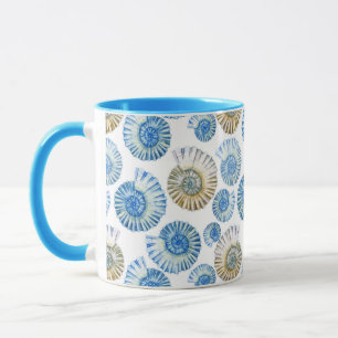 Pastel Seashell Mönster 2 Mugg