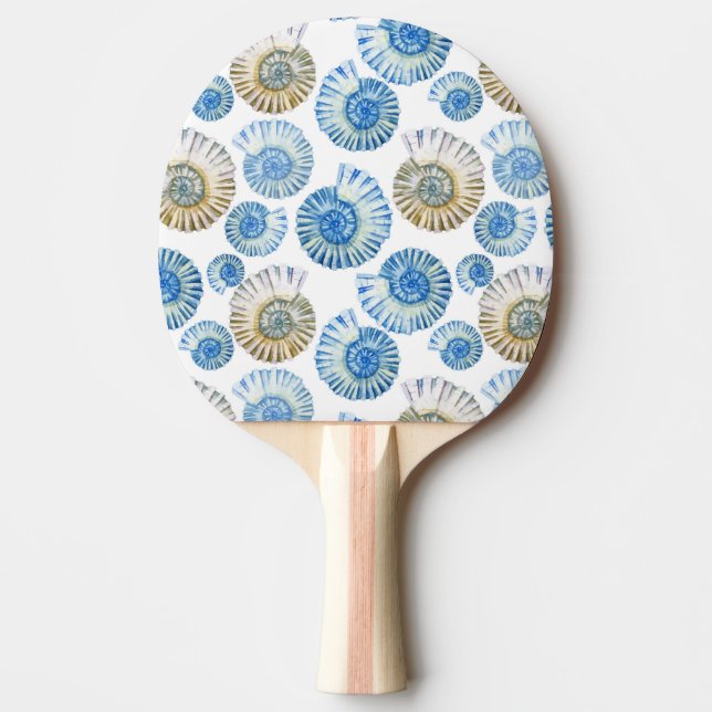 Pastel Seashell Mönster 2 Pingisracket (Framsidan)