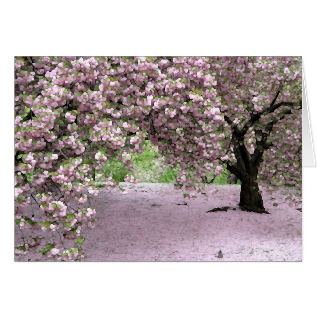 Pastel Serenity Hälsningskort (Framsidan Horizontal)