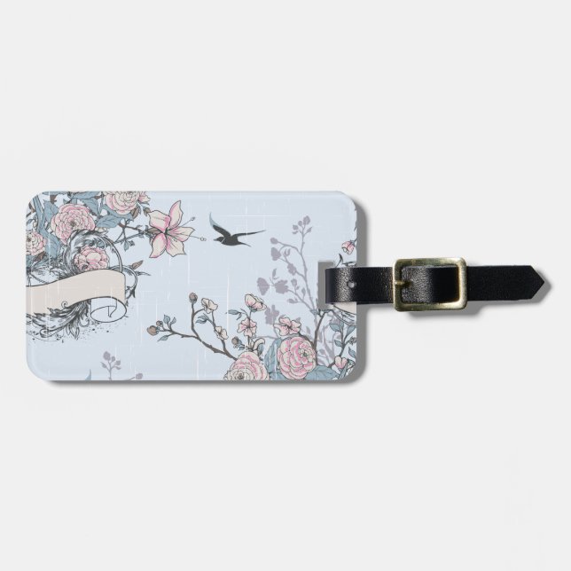 pastel shabby chic bagagebricka (Horisontell Framsida)