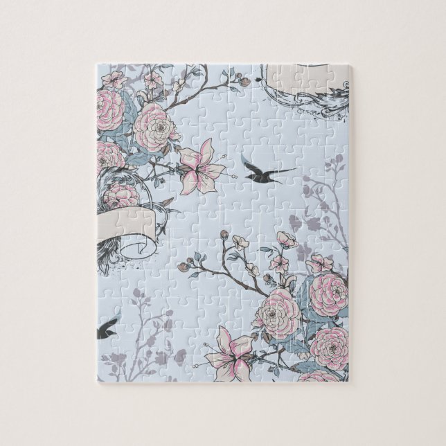 pastel shabby chic pussel (Vertikal)