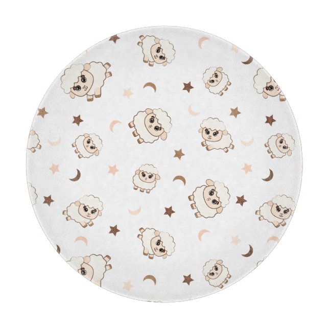 Pastel Sheep Mönster (Framsidan)