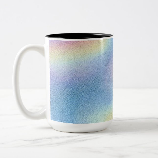 Pastel Sky Drift Två-Tonad Mugg (Vänster)