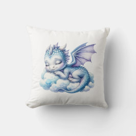 Pastel Sleeping Dragon Kudde