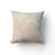 Pastel Snöre Blommigt Pillow