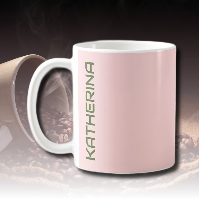 Pastel  Solid Färg Personlig Kaffemugg (Skapare uppladdad)