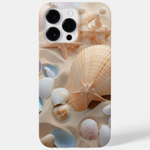 PASTEL SOMMER SEASHELLS PÅ BEACH