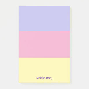Pastel Söt Vår Färg Anpassningsbar Post-it Block