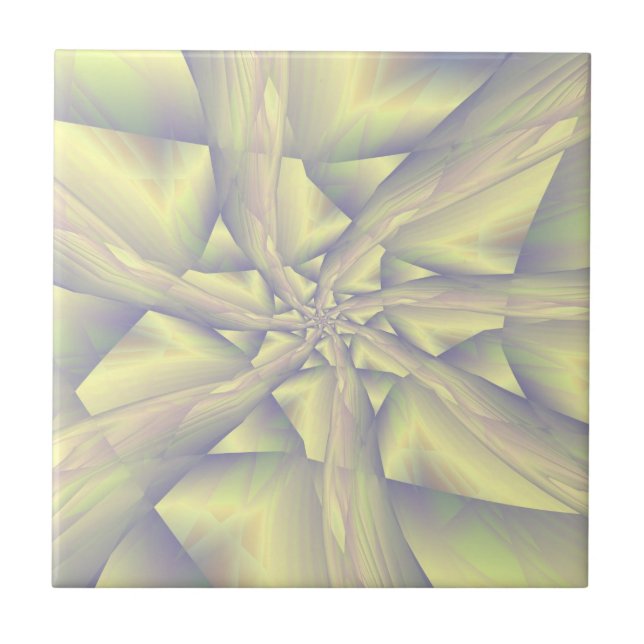 Pastel Spiral Arm Kakelplatta (Framsidan)