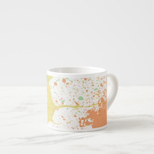 Pastel Splatter Espresso Mugg Espressomugg (Framsida höger)