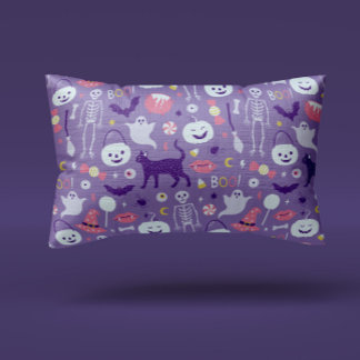 Pastel Spooktacular Halloween Lumbarkudde