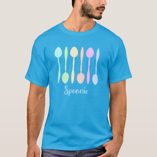 Pastel Spoons "Spoonie" Shirt T Shirt (Framsida)