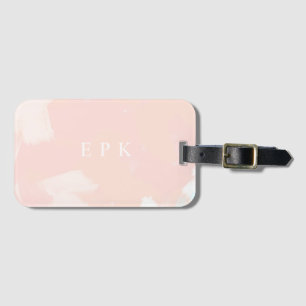 Pastel Springtime Monogram Bagagebricka