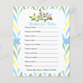 Pastel Squirrel Pojke Shower - Önskemål