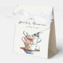 Pastel Stacks Kopp Blommigt Möhippa Tea Party